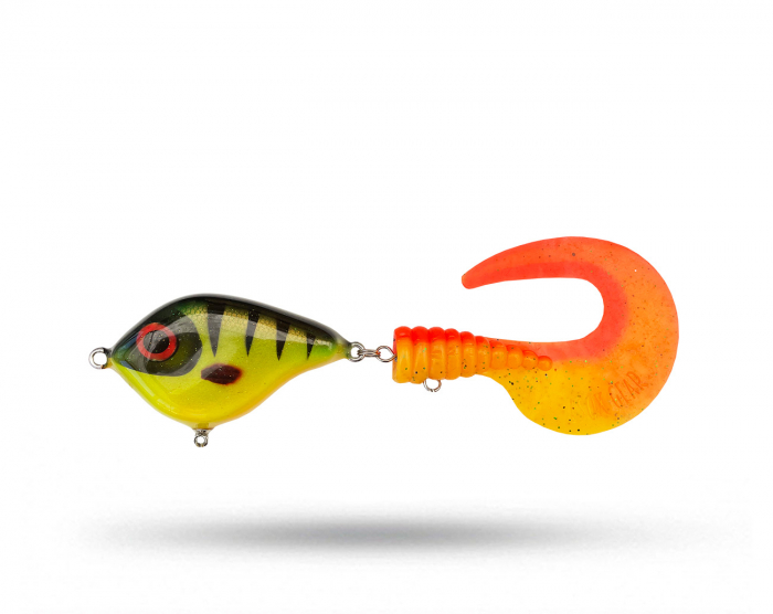 Pineslope Lures Drumstick Tail - Natural Perch i gruppen Fiskedrag / Tailbeten hos Örebro Fiske & Outdoor AB (Pineslope Tail-Perch)